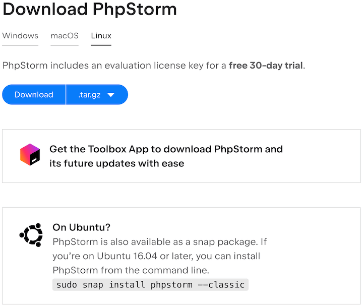 PhpStorm-download-source